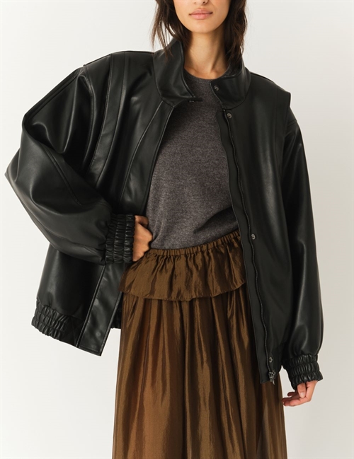 THE GARMENT BROOKLYN PANEL JACKET BLACK